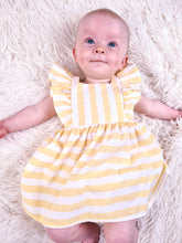 Load image into Gallery viewer, RAPIFE - YELLOW STRIPED SUMMER DRESS