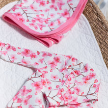 Load image into Gallery viewer, UNISEX BABY COTTON SLEEPSUIT - CHERRY BLOSSOM