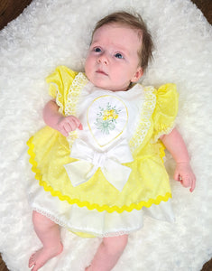 BUTTON UP BABY - PEEKABOO POLKADOT DRESS