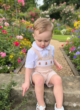 Load image into Gallery viewer, MABINI - BOYS TEDDY BEAR DUNGAREE SET