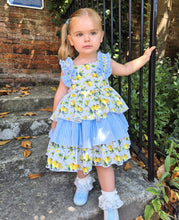 Load image into Gallery viewer, BUTTON UP BABY - LAYERED LEMON DRESS