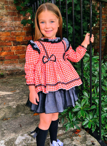BUTTON UP BABY - HALLOWEEN PUFFBALL DRESS