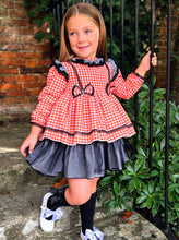 Load image into Gallery viewer, BUTTON UP BABY - HALLOWEEN PUFFBALL DRESS
