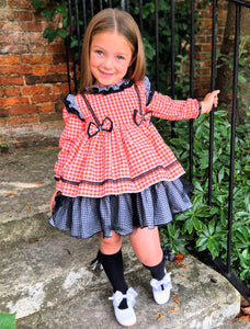 BUTTON UP BABY - HALLOWEEN PUFFBALL DRESS
