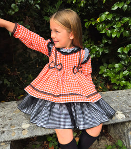 BUTTON UP BABY - HALLOWEEN PUFFBALL DRESS
