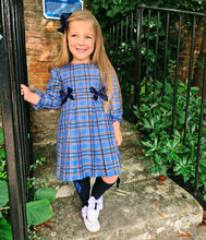 Load image into Gallery viewer, BUTTON UP BABY - CLASSIC BLUE CHECK DRESS