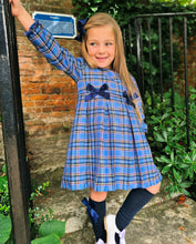 Load image into Gallery viewer, BUTTON UP BABY - CLASSIC BLUE CHECK DRESS