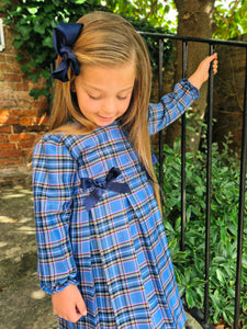 BUTTON UP BABY - CLASSIC BLUE CHECK DRESS