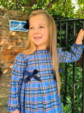 Load image into Gallery viewer, BUTTON UP BABY - CLASSIC BLUE CHECK DRESS
