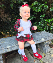 Load image into Gallery viewer, BUTTON UP BABY - TARTAN DRESS AND KNICKER SET