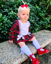 Load image into Gallery viewer, BUTTON UP BABY - TARTAN DRESS AND KNICKER SET