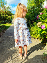 Load image into Gallery viewer, BUTTON UP BABY- DEER PRINT JERSEY DRESS
