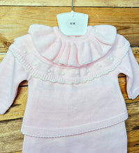Load image into Gallery viewer, LITTLE NOSH - PINK KNITTED 2 PIECE SET