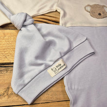 Load image into Gallery viewer, BEAR SLEEPSUIT - BLUE SLATE