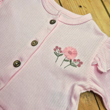 Load image into Gallery viewer, BABY PINK RIBBED 2 PIECE LOUNGEWEAR SET