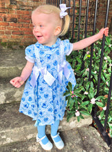 Load image into Gallery viewer, BLUE ROSE SPANISH STYLE DRESS