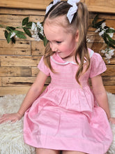 Load image into Gallery viewer, MABINI - DUSKY PINK FLORAL SMOCKED DRESS
