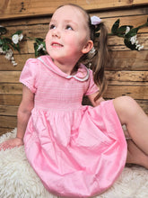 Load image into Gallery viewer, MABINI - DUSKY PINK FLORAL SMOCKED DRESS