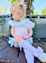 Load image into Gallery viewer, BUTTON UP BABY- JAM PANT SET - MINT SWAN