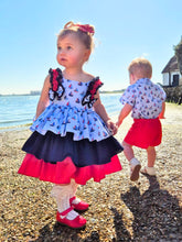 Load image into Gallery viewer, BUTTON UP BABY - MARGOT FRILLS - SAILING BOATS