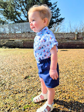 Load image into Gallery viewer, BUTTON UP BABY - SHIRT AND SHORTS 2 PIECE SET - SAILING BOATS