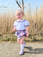 Load image into Gallery viewer, BUTTON UP BABY- JAM PANT SET - HYDRANGEA