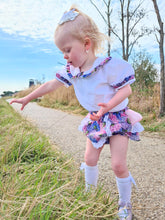 Load image into Gallery viewer, BUTTON UP BABY- JAM PANT SET - HYDRANGEA