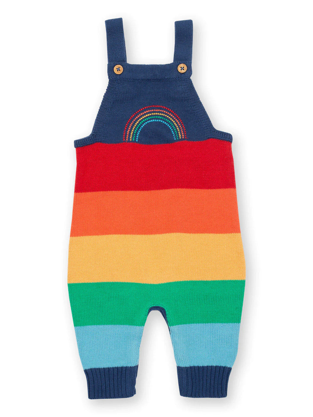 KITE - RAINBOW KNIT DUNGAREES