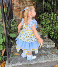 Load image into Gallery viewer, BUTTON UP BABY - LAYERED LEMON DRESS