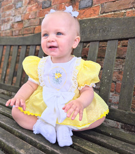 BUTTON UP BABY - PEEKABOO POLKADOT DRESS