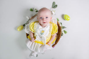 BUTTON UP BABY - PEEKABOO POLKADOT DRESS