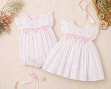 Load image into Gallery viewer, PETIT AMI - CORDED SMOCKED HEIRLOOM DRESS