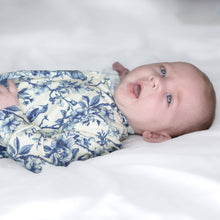 Load image into Gallery viewer, UNISEX BABY COTTON SLEEPSUIT - WILLOW FLOWER PRINT