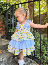 Load image into Gallery viewer, BUTTON UP BABY - LAYERED LEMON DRESS
