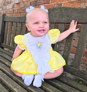 BUTTON UP BABY - PEEKABOO POLKADOT DRESS