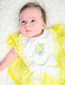 BUTTON UP BABY - PEEKABOO POLKADOT DRESS