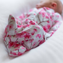Load image into Gallery viewer, UNISEX BABY COTTON SLEEPSUIT - CHERRY BLOSSOM