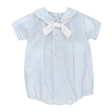 Load image into Gallery viewer, PETIT AMI - ROMPER WITH ANCHOR EMBROIDERY