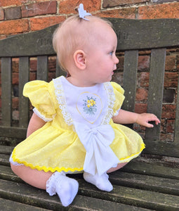 BUTTON UP BABY - PEEKABOO POLKADOT DRESS