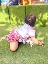 Load image into Gallery viewer, BUTTON UP BABY - RED GINGHAM JAM PANT SET
