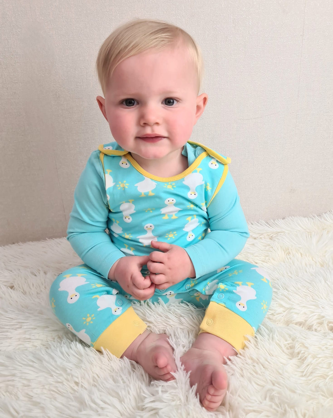 KITE - SUNNY DUCK DUNGAREES