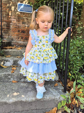 Load image into Gallery viewer, BUTTON UP BABY - LAYERED LEMON DRESS