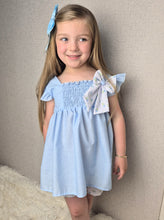 Load image into Gallery viewer, BUTTON UP BABY - BABY BLUE SUMMER DRESS
