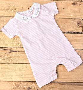 COCCODE - WHITE STRIPED ROMPER