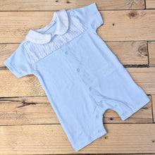 Load image into Gallery viewer, COCCODE - BOYS SEERSUCKER ROMPER