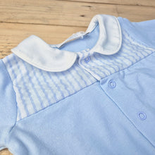 Load image into Gallery viewer, COCCODE - BOYS SEERSUCKER ROMPER