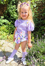Load image into Gallery viewer, BUTTON UP BABY - LILAC FLORAL JAM PANT SET