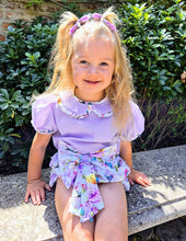 Load image into Gallery viewer, BUTTON UP BABY - LILAC FLORAL JAM PANT SET