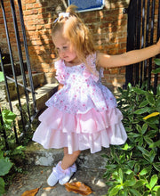 Load image into Gallery viewer, BUTTON UP BABY- PINK SUMMER DRESS