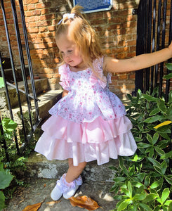 BUTTON UP BABY- PINK SUMMER DRESS
